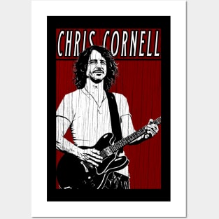 Retro Vintage Chris Cornell Posters and Art